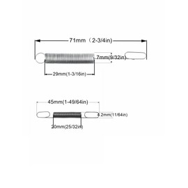 Strongthium 691859 692211 Governor Idle Springs for Cub Cadet Craftsman Toro BS Lawn Mowers and Engines Throttle Return Carburetor Linkage Replacement