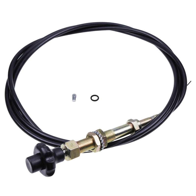 JZGRDN 10FT Heavy Duty Vernier Locking Throttle Cable 55204 VCGTX10