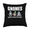 Garden Gnome Garden Design Gnomes Weeds Please Garden Gnome Throw