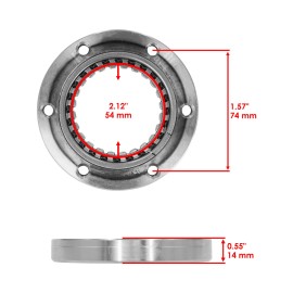 Caltric Starter Clutch One Way Bearing Sprag For Arctic Cat 400 Fis Auto Man 2003-2008