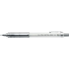 Pentel PG-METAL350 Drafting Pencil, 0.5mm, Clear White PG315-TW