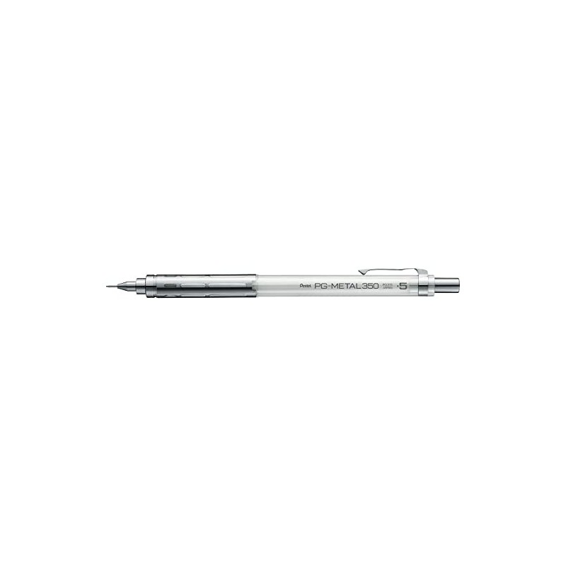 Pentel PG-METAL350 Drafting Pencil, 0.5mm, Clear White PG315-TW
