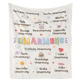 Geschenke für Freundin, Beste Freundin Umarmung Decke Geschenke, Geschenk Freundin Geburtstag, Entspannung Geschenk für Frauen, Geschenke für Frauen Schwester, Aufmunterung Geschenke Decke 150×130CM