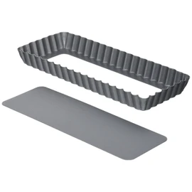 Tiger Crown Tart Gray 3.9 x 9.7 x 0.9 inches (99 x 247 x 23 mm), Albride, Separate Tart Rectangle, Aluminum, 2 Fluorine Coats, Bottom Removal Type 5252