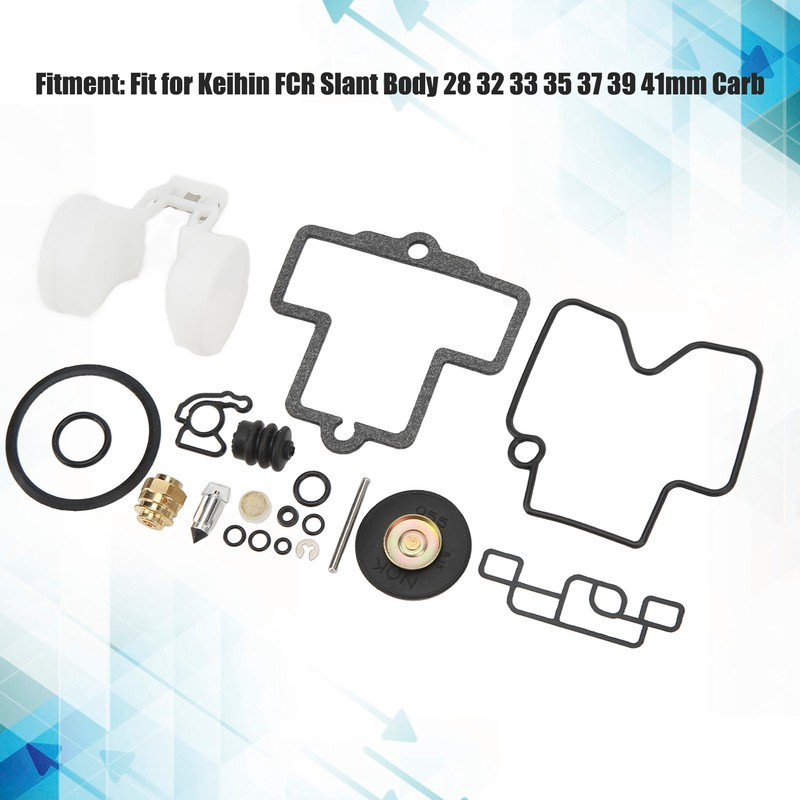 Carburetor Repair Kit Silicone for Keihin FCR Slant Body 28