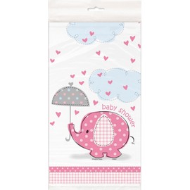 Girl Umbrellaphants Large Tablecover
