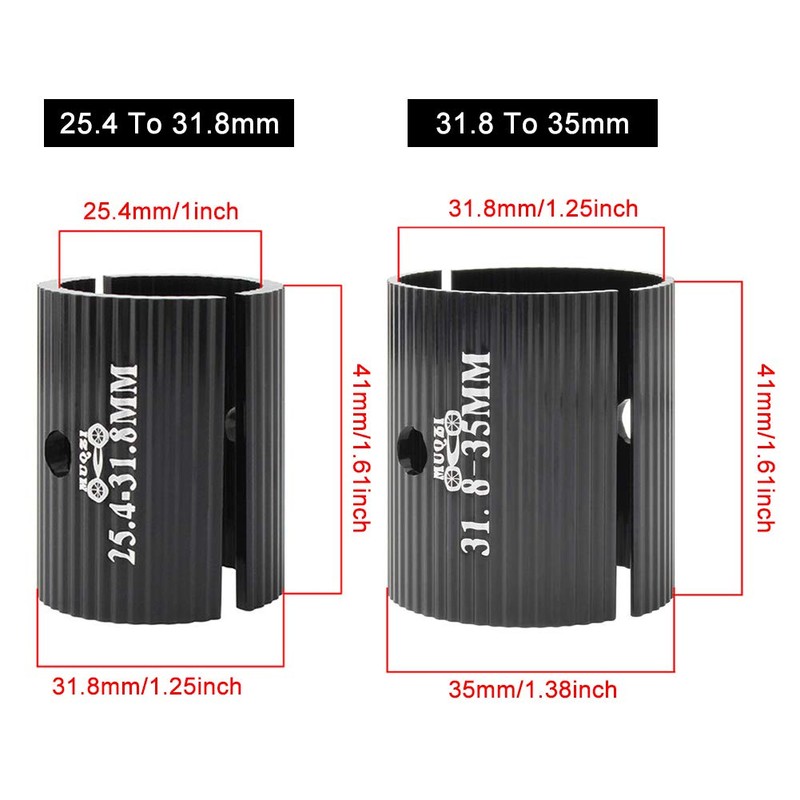 CALIDAKA Stem Shim 31.8mm to 35mm, Aluminum Alloy Easy Install