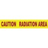 National Marker PT41 Caution Radiation Area Printed Barricade Tape