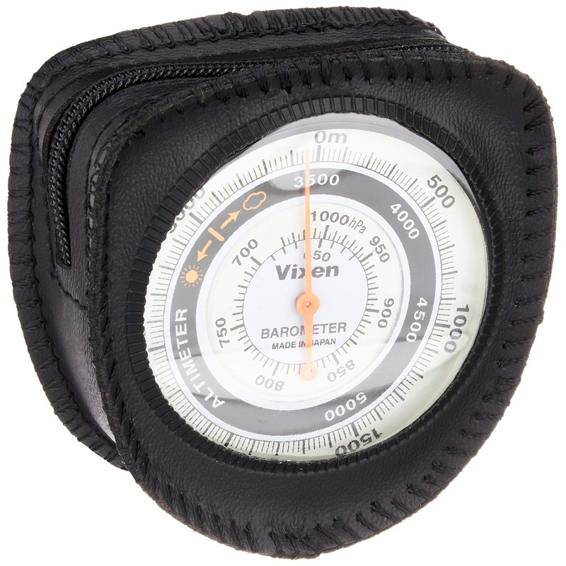 Vixen 46811 Altimeter, Analog Barometer, Black