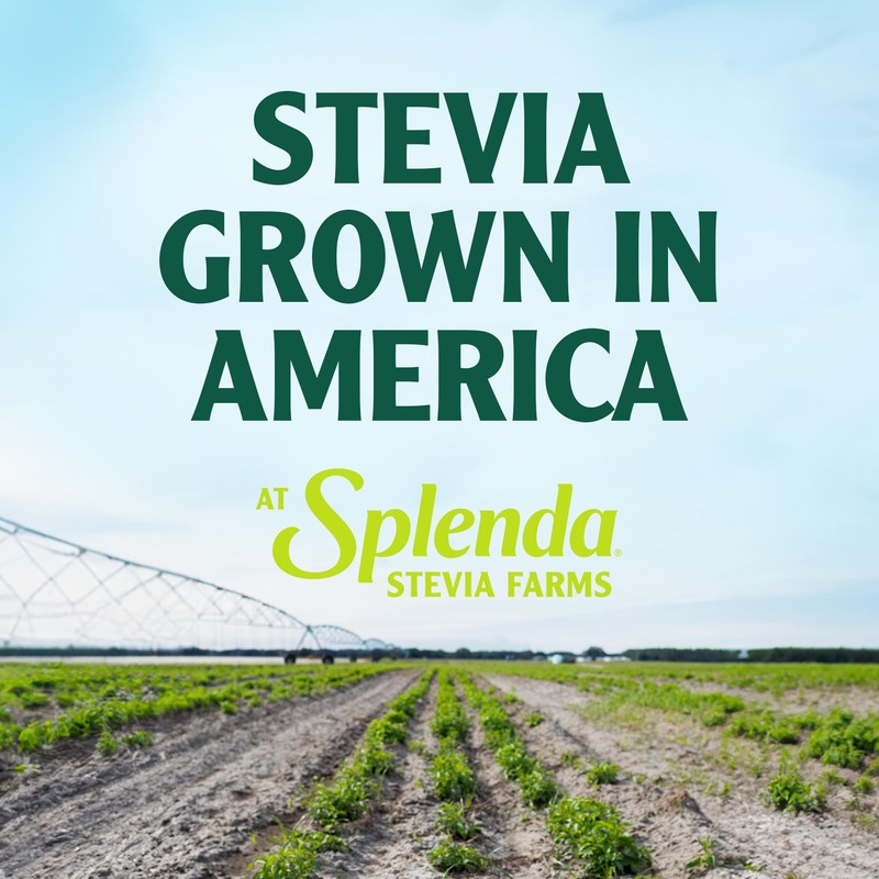 SPLENDA Stevia Zero Calorie Sweetener, Plant Based Sugar Substitute Granulated