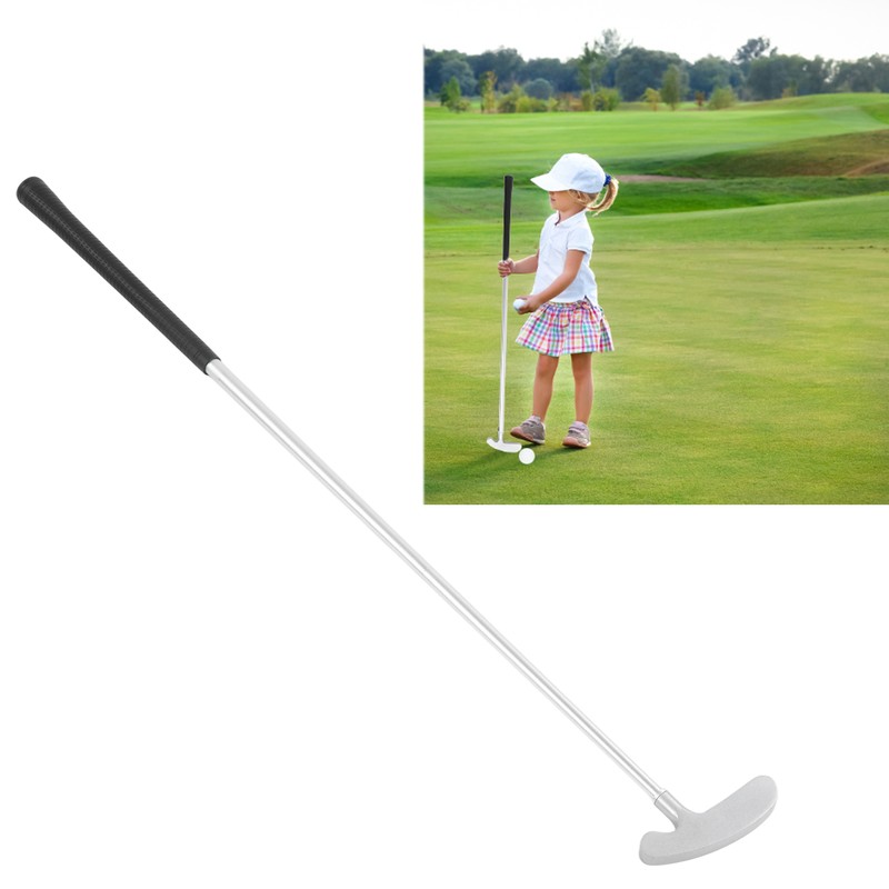 Golf Putter Club Silver Aluminum Alloy Rubber Detachable 3 Section