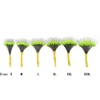300 Pcs Big Green Rubber Fishing Bobber Stopper,Float Sinker Stops,