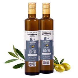 Burroughs Family Farms Premium Organic Extra Virgin Olive Oil – Cold-Pressed California EVOO, Polyphenol Rich Family Blend – Regenerative Organic & USDA Certified, Non-GMO, Gluten-Free – 500ml (16.9 fl oz) 2 Glass Bottle