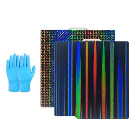 Imdinnogo 3D Printer Platform H1H Build Plate for Bambulabs X1 X1E X1C P1P P1S A1: 257x257mm Light Beam and Phantom Double Sided Smooth Flexible and Removable Hologram Spring Steel Sheet BCZAMD