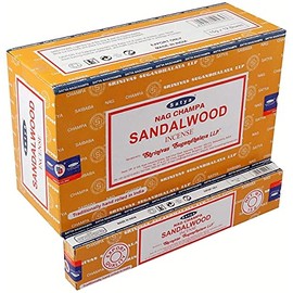 Satya Nag Champa Sandalwood Incense Sticks - Box 12 Packs