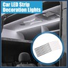 INFINAUTO 12V Car Interior 15 LED Strip Light 30cm White
