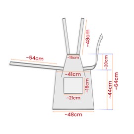 Amilian Kids Apron 100% Cotton - Kitchen Apron for Kids with Pocket - Cooking Apron & Baking Apron for Boy Girl - Ideal for Crafts, Painting, Cooking, Nursery, duckling