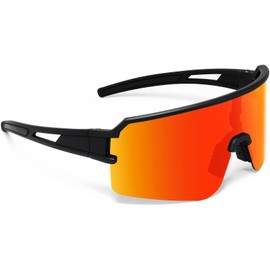 SPOSUNE Polarized Cycling Glasses for Men Women UV400 Protection Sports Sunglasses for Baseball Running Fishing Riding