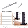 Niechase T316 Marine Grade Stainless Steel 20 Pack Stainless Threaded