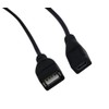 YCS basics 9 Inch USB 2.0 A Female to Micro