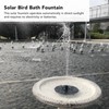 Solar Fountain High Efficiency Floating Solar Powered Bird Bath Water