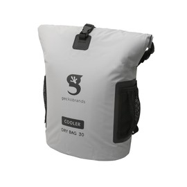 geckobrands 30L Backpack Dry Bag Cooler - Holds 24 Cans or 18 Bottles - Dry Bag Backpack with 3-Section Padded Back, Perfect for Outdoor Activities