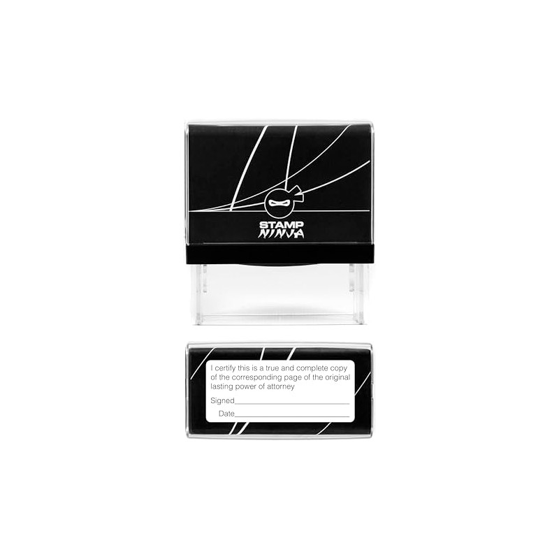 Original Certified Lasting Power of Attorney Rubber Stamp - 58mm