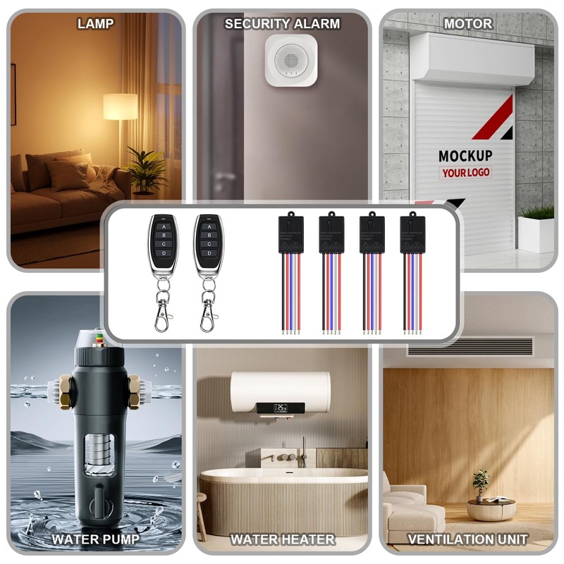 433 MHz RF Wireless Remote Control Switch 12 V Wireless