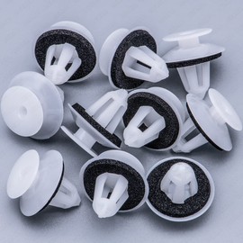 Rexka 10pcs Door Trim Panel Clip with Sealer - Compatible with Mercedes C, CLK, E, SL & SLK Class (W202, W203, W211)