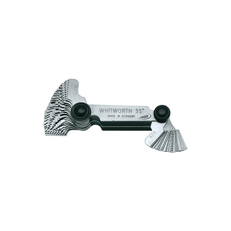 Helios Preisser 605106 Screw Pitch Gauges Metric With 52 Blades,