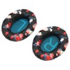 Headphone Ear Pads Soft Protein Leather Memory Foam Replacement Print