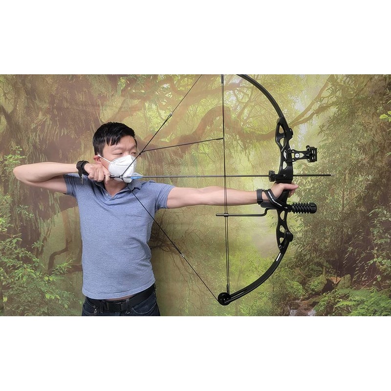 Siege SAS 55 lb Compound Bow Package with Accessories -