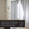 TOWN & COUNTRY LUXE Talia Double Layer Indoor Curtains, Sheer