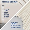 Swift Home Smart Sheets, Ultra Soft Brushed Microfiber 3-Piece Sheet