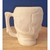 Unbranded Small Skull Mug w/ Bone Handle-Unpaint