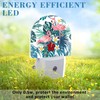 Uiaoiais Night Light Plug into Wall with Flamingo and Palm