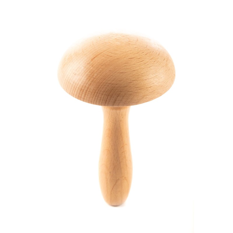 The Quilted Bear Darning Mushroom - Smooth Wooden Mushroom Darner