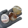 Sunshcat Natural Cherry Quartz Water Drop Chakra Thumb Worry Crystals