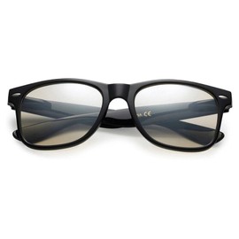 Unbranded Gaming Glasses UV blocking glasses Clear Glasses Retro Black