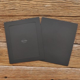 Black 8x10 PLAIN Paper Frame - Black Monolike Plain Paper Photo Frame - Black 10 Piece Photo Paper Picture Frame