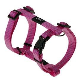 Rogz Nitelife Harness Reflective, Pink