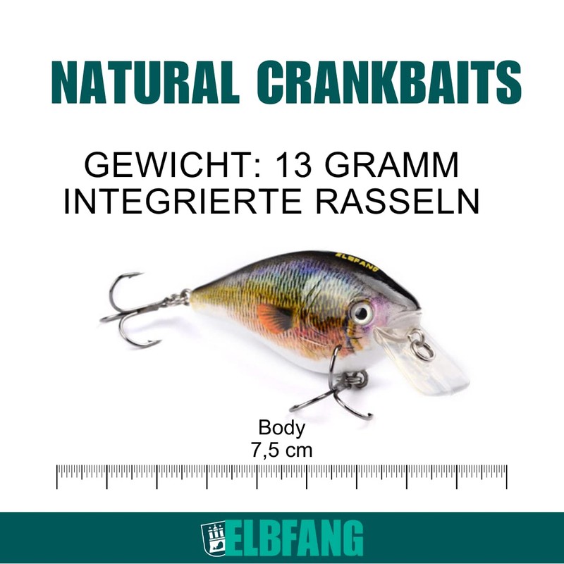 Elbfang Wobbler Set – Artificial Bait for Predatory Fish Fishing