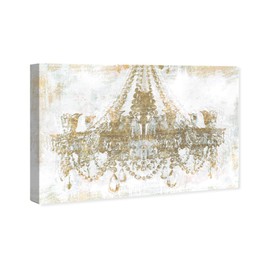 The Oliver Gal Artist Co. Fashion and Glam Wall Art Canvas Prints Diamonds' Home Décor, 15" x 10", Gold, White