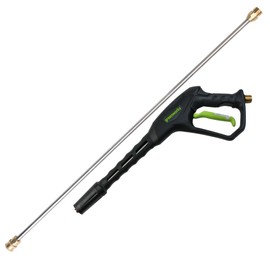 Greenworks Replacement Metal Spray Gun (4500 PSI Max), M22 x 14mm high pressure hose connection