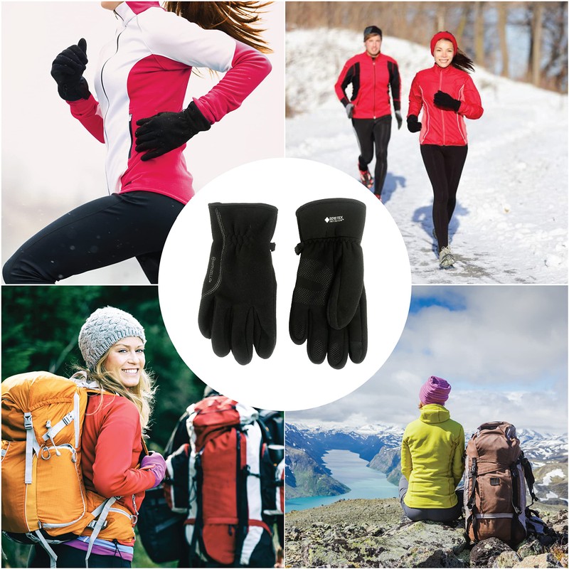 Manzella Women's Tempest Gore-Tex TouchTip Cold Weather Glove, Touchscreen Capable