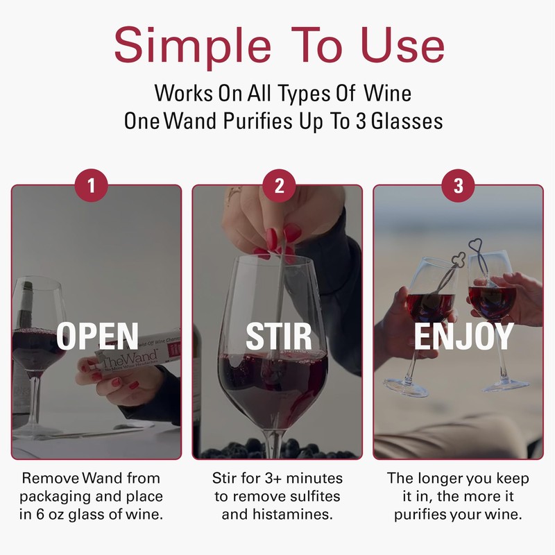 PureWine The Wand Wine Purifier - Red & White Wine