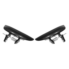 YHB Black Exterior Outside Door Handles fit for 1994-2001 Acura Integra Model GS-R/GS/LS/Type R Repair Drivers & Passengers Side Door Levers Only