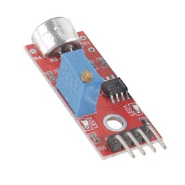 Hoite 4 Pcs Microphone Sound Sensor Module AVR PIC High Sensitivity Voice Recognition KY-037