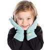 Funky Junque Guantes para visualización táctil para niñas, cálidos, suaves,