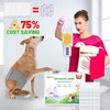 Dog Diaper Liners Booster Pads, 100ct Disposable Dog Diapers Inserts